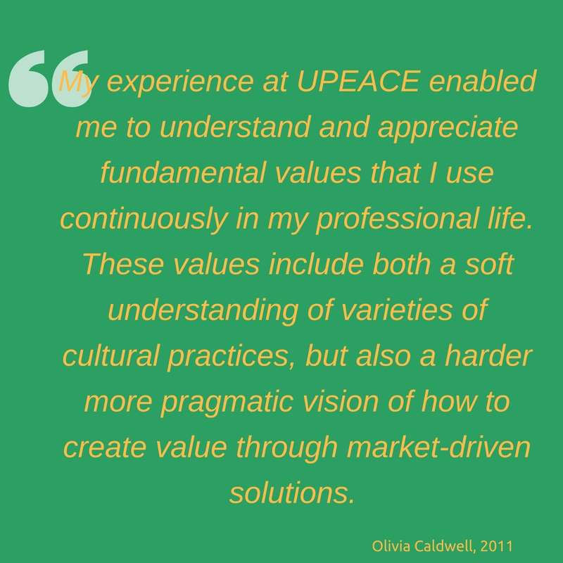 My experience at UPEACE enabled me to understand and appreciate fundamental